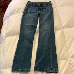Girls size 12 flare high-rise jeans from the gap